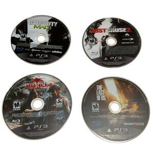 PS3 PLAYSTATION LOT OF 4 GAMES CALL OF DUTY & MORE DISC ONLY UNTESTED NO BOX